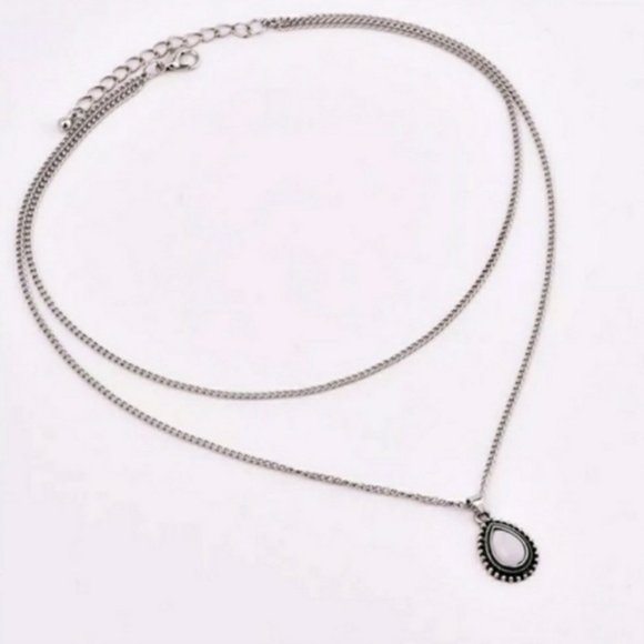 NEW Retro Dip Pendant  Bohemian Necklace - Picture 2 of 2